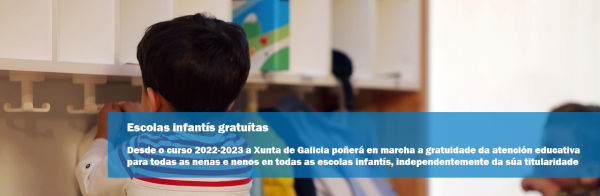 Xunta de Galicia - Gratuidade segundo fillo e seguintes nas escolas infantís